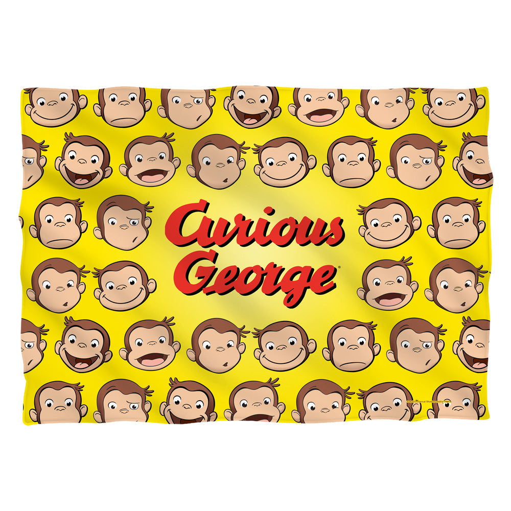 Curious George Heads Pillow Case