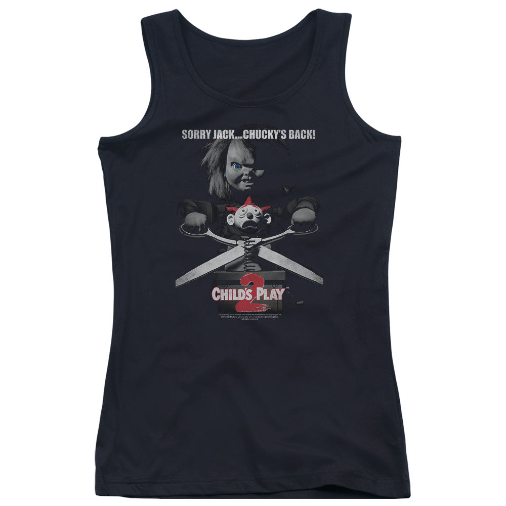 Childs Play 2 Jack Poster Womens Tank Top Shirt Black