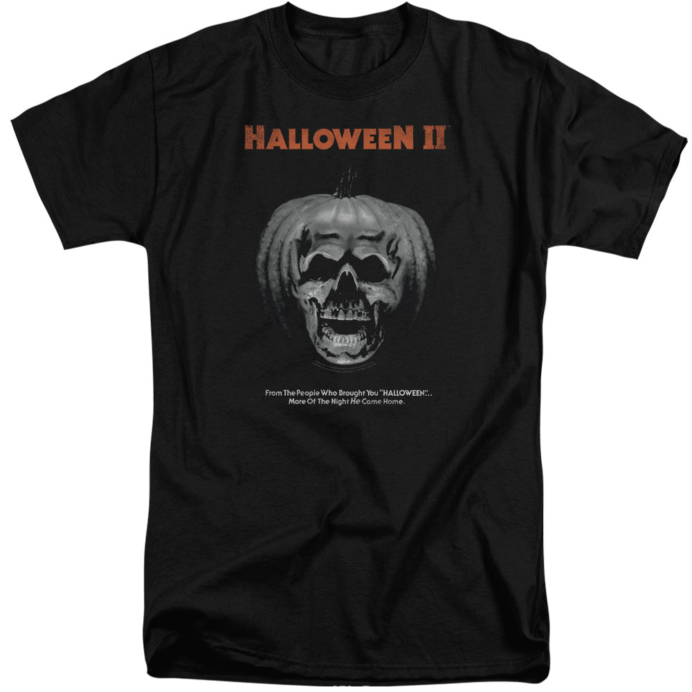 Halloween II Pumpkin Poster Mens Tall T Shirt Black