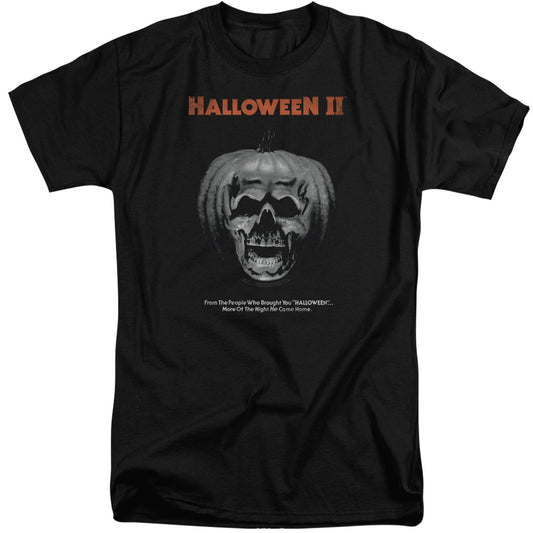 Halloween II Pumpkin Poster Mens Tall T Shirt Black
