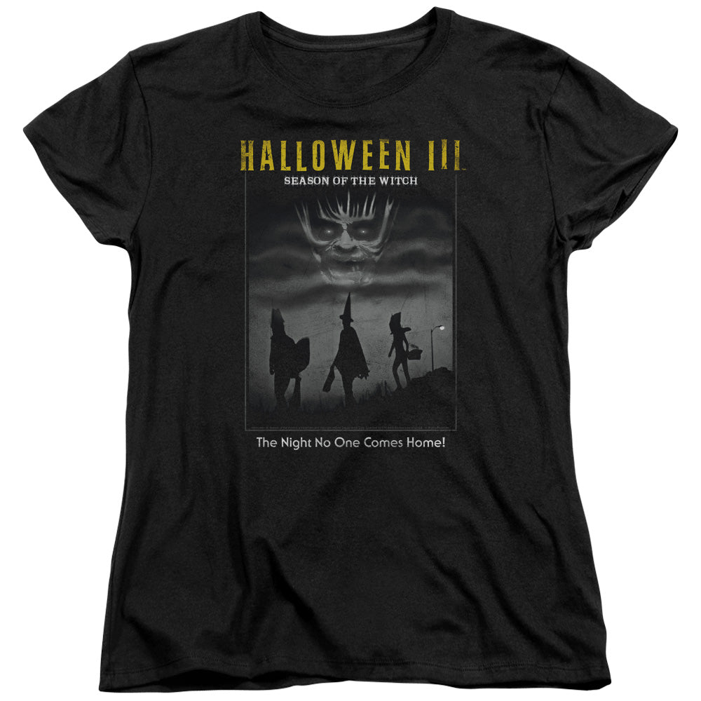 Halloween III Kids Poster Womens T Shirt Black