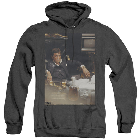 Scarface Sit Back Heather Mens Hoodie Black