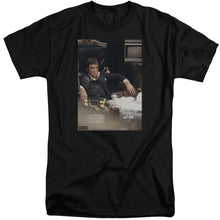 Load image into Gallery viewer, Scarface Sit Back Mens Tall T Shirt Black
