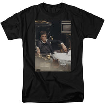Load image into Gallery viewer, Scarface Sit Back Mens T Shirt Black
