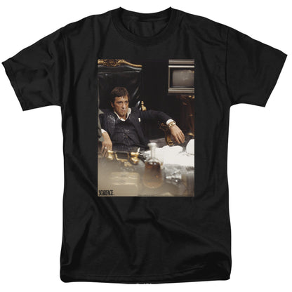 Scarface Sit Back Mens T Shirt Black Officially Licensed