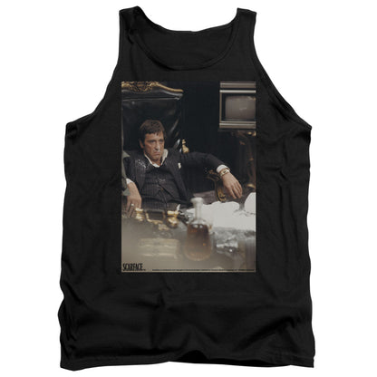 Scarface Sit Back Mens Tank Top Shirt Black
