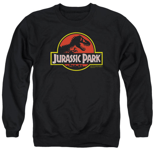 Jurassic Park Classic Logo Mens Crewneck Sweatshirt Black