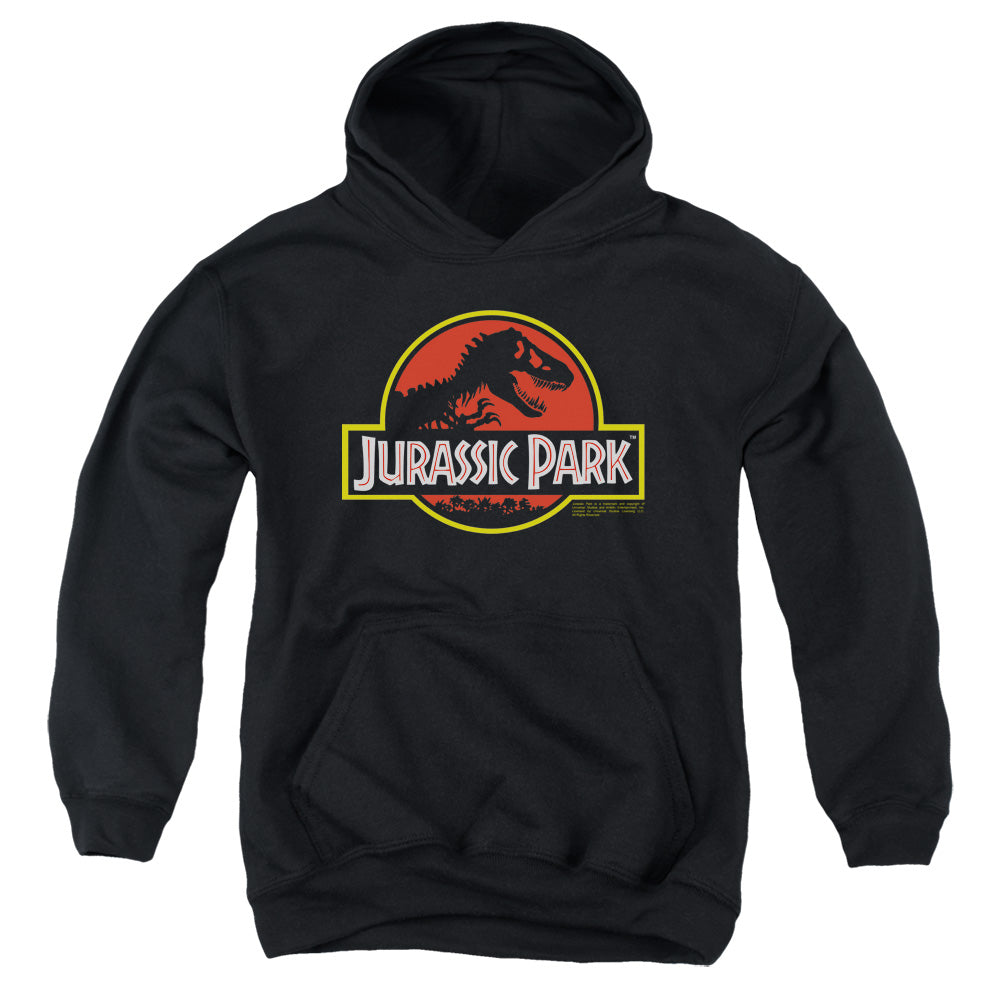 Jurassic Park Classic Logo Kids Youth Hoodie Black