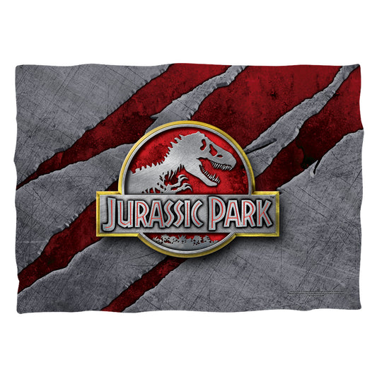 Jurassic Park Slash Logo Pillow Case