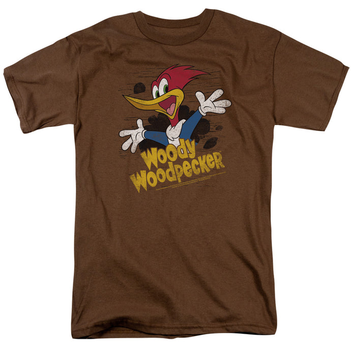 Woody Woodpecker Through The Tree Mens T Shirt Coffee
