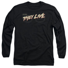 Load image into Gallery viewer, They Live Glasses Logo Mens Long Sleeve Shirt Black
