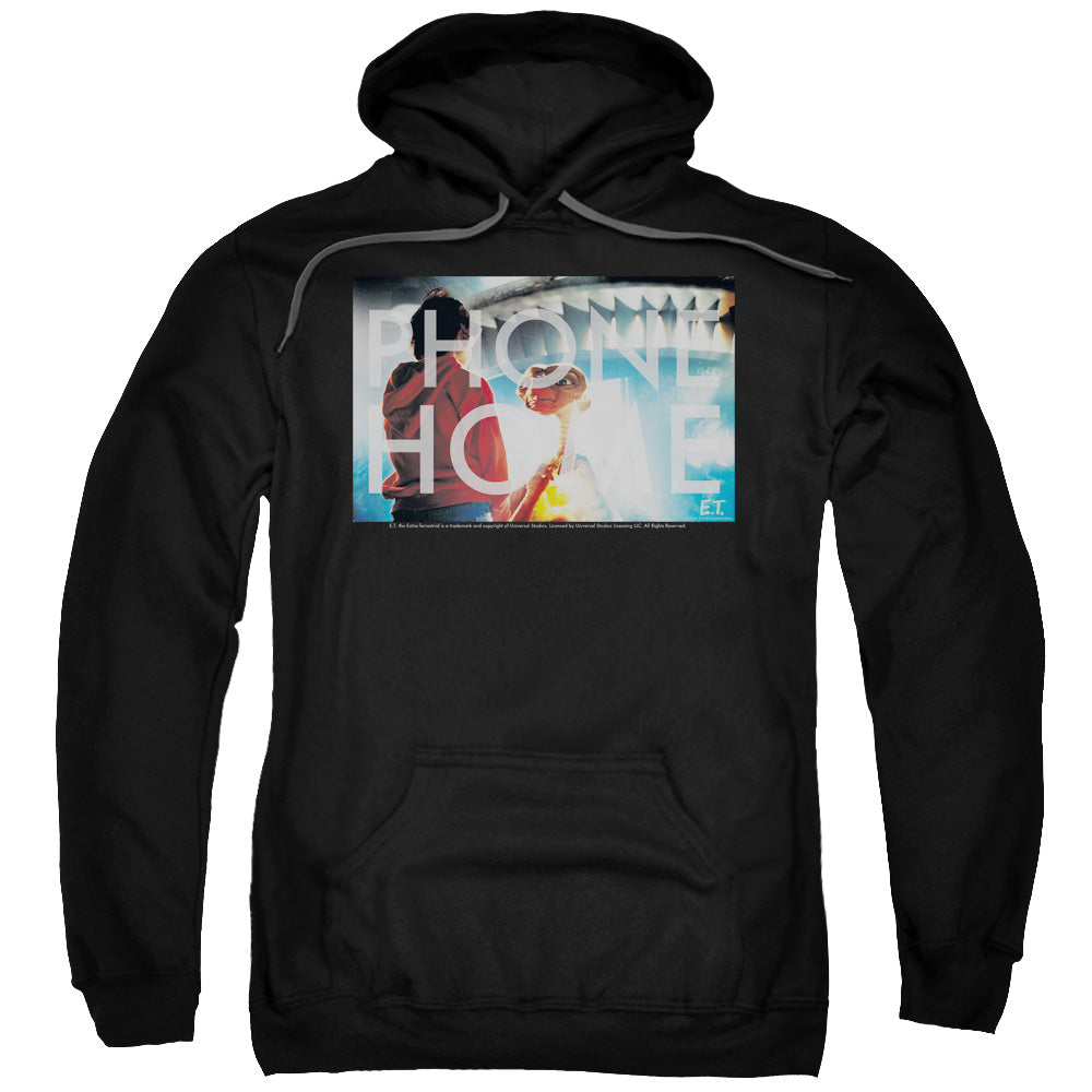 ET the Extra Terrestrial Knockout Mens Hoodie Black