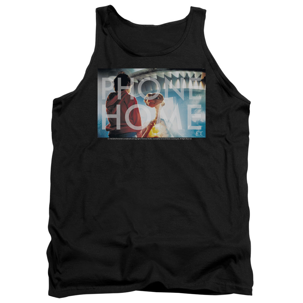 ET the Extra Terrestrial Knockout Mens Tank Top Shirt Black