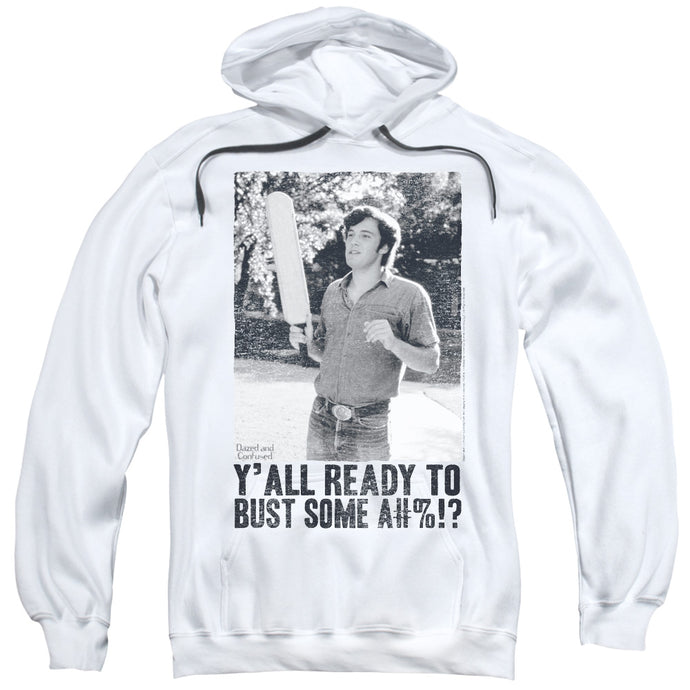 Dazed and Confused Paddle Mens Hoodie White