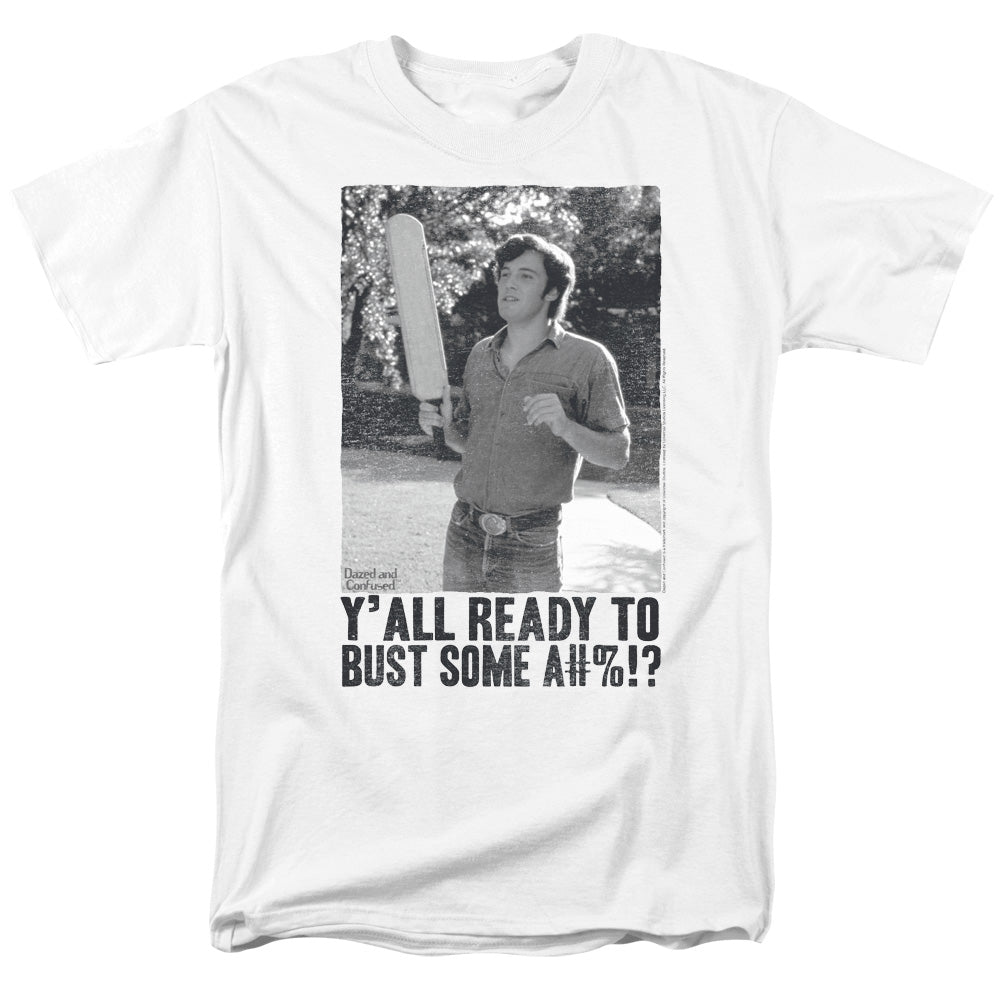 Dazed And Confused Paddle Mens T Shirt White White