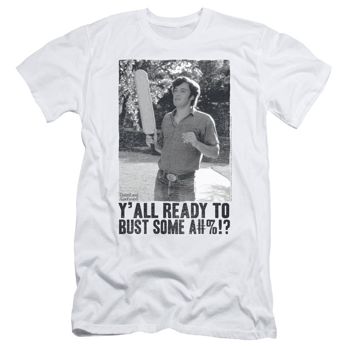 Dazed and Confused Paddle Slim Fit Mens T Shirt White