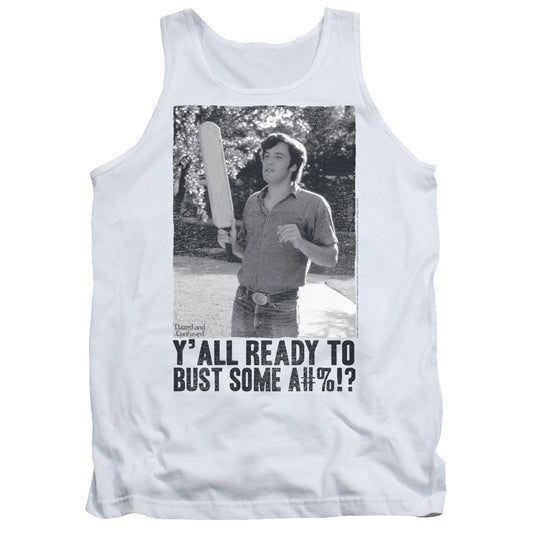 Dazed and Confused Paddle Mens Tank Top Shirt White