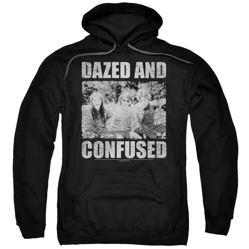 Dazed and Confused Rock On Mens Hoodie Black