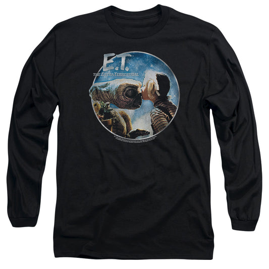 ET the Extra Terrestrial Gertie Kisses Mens Long Sleeve Shirt Black