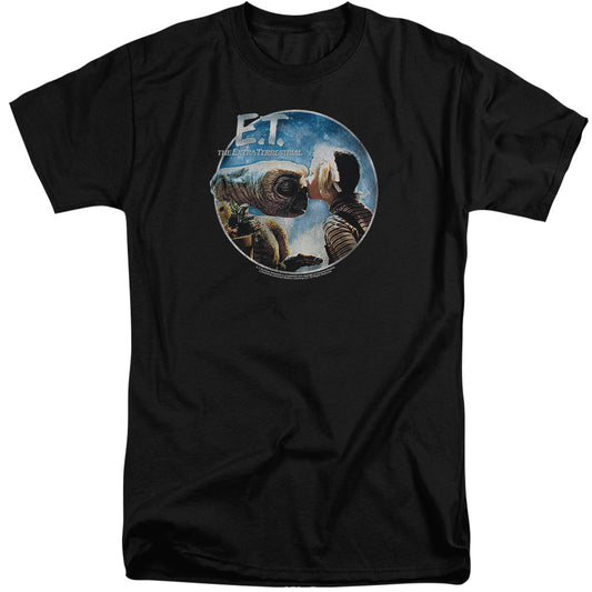 ET the Extra Terrestrial Gertie Kisses Mens Tall T Shirt Black
