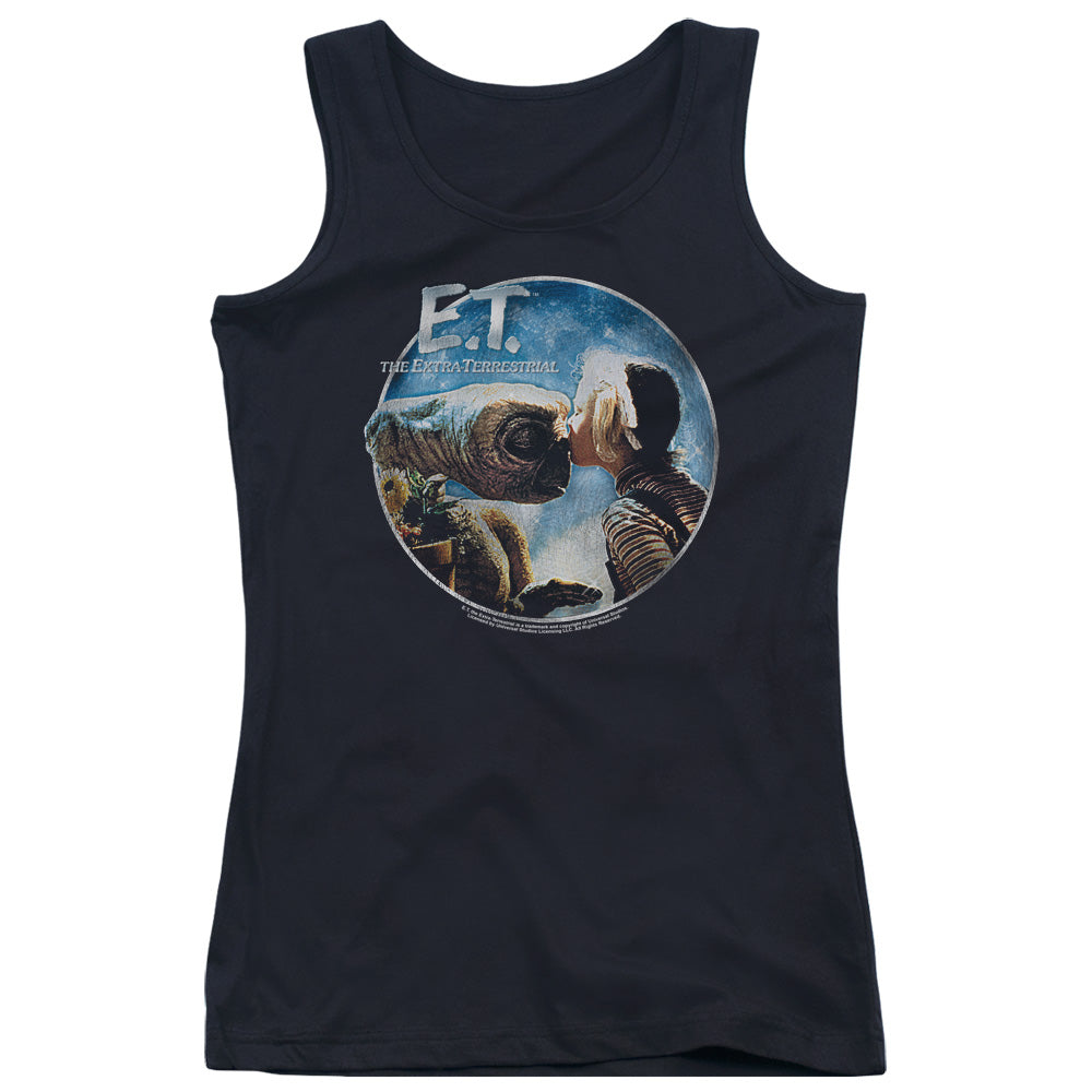 ET the Extra Terrestrial Gertie Kisses Womens Tank Top Shirt Black