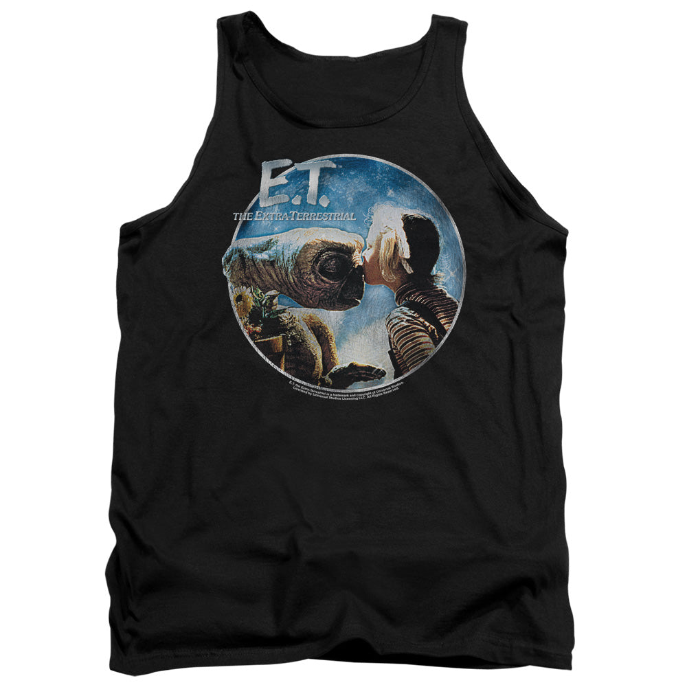 ET the Extra Terrestrial Gertie Kisses Mens Tank Top Shirt Black