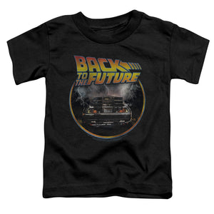 Back To The Future Back Toddler Kids Youth T Shirt Black