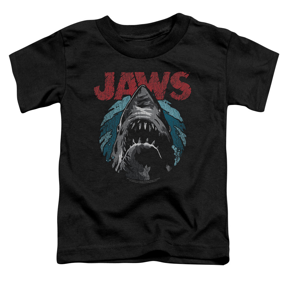 Jaws Water Circle Toddler Kids Youth T Shirt Black