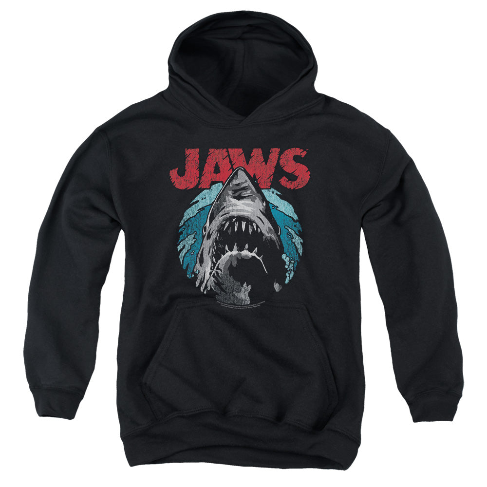 Jaws Water Circle Kids Youth Hoodie Black