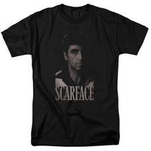 Load image into Gallery viewer, Scarface B&amp;w Tony Mens T Shirt Black
