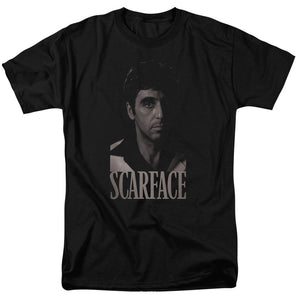Scarface B&w Tony Mens T Shirt Black