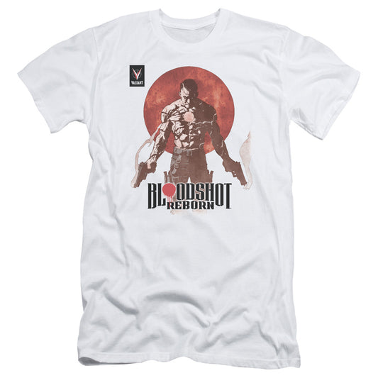 Bloodshot Reborn Slim Fit Mens T Shirt White