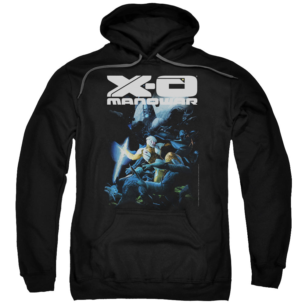 Xo Manowar By The Sword Mens Hoodie 