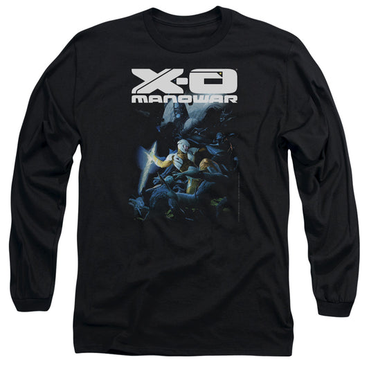 Xo Manowar By The Sword Mens Long Sleeve Shirt 