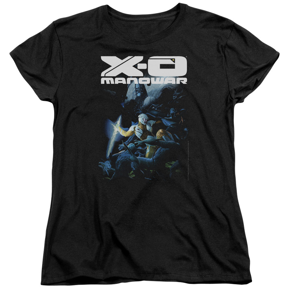 Xo Manowar By The Sword Womens T Shirt 