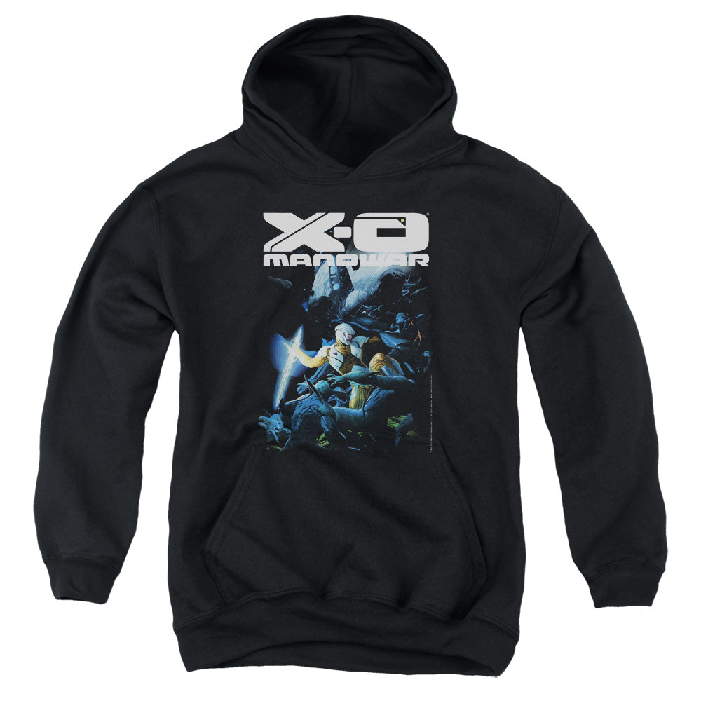 Xo Manowar By The Sword Kids Youth Hoodie 