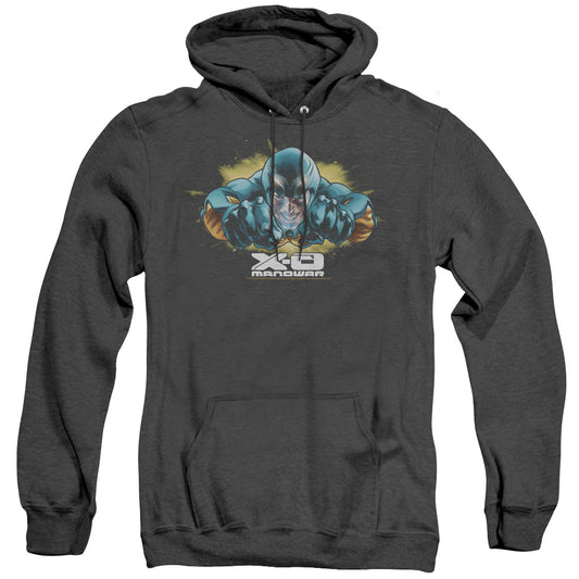 Xo Manowar Xo Fly Heather Mens Hoodie Black