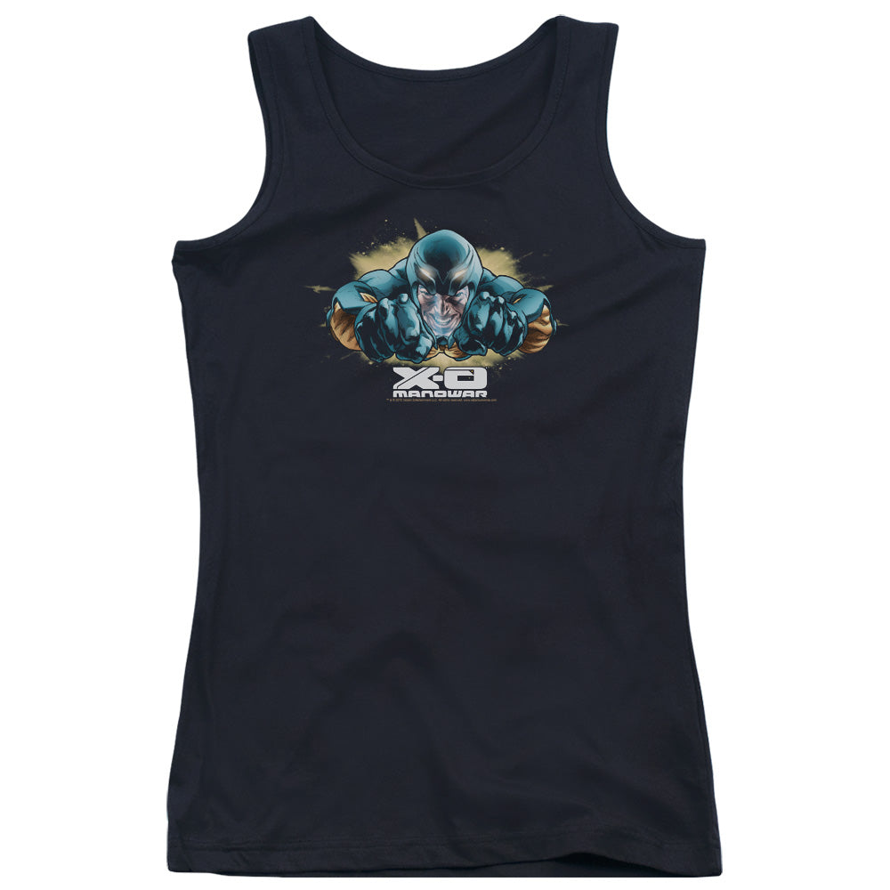 Xo Manowar Xo Fly Womens Tank Top Shirt Black