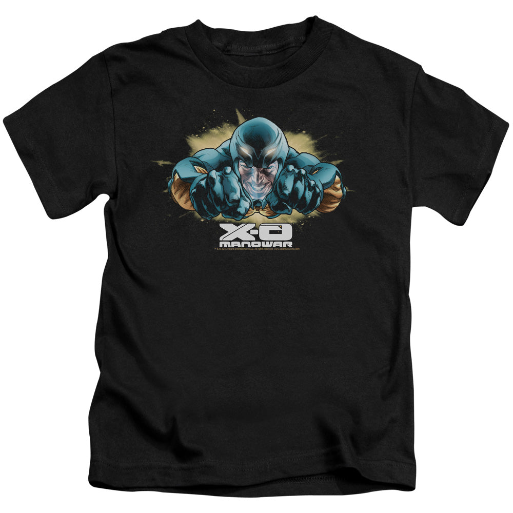 Xo Manowar Xo Fly Juvenile Kids Youth T Shirt Black