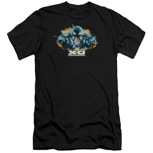 Xo Manowar Xo Fly Premium Bella Canvas Slim Fit Mens T Shirt Black