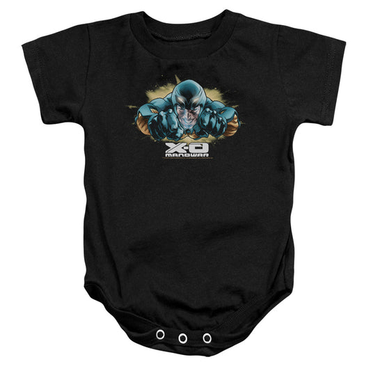 Xo Manowar Xo Fly Infant Baby Snapsuit Black