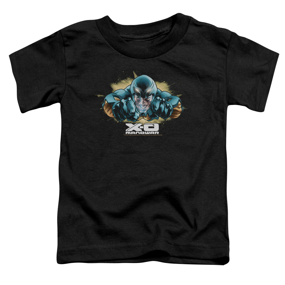 Xo Manowar Xo Fly Toddler Kids Youth T Shirt Black