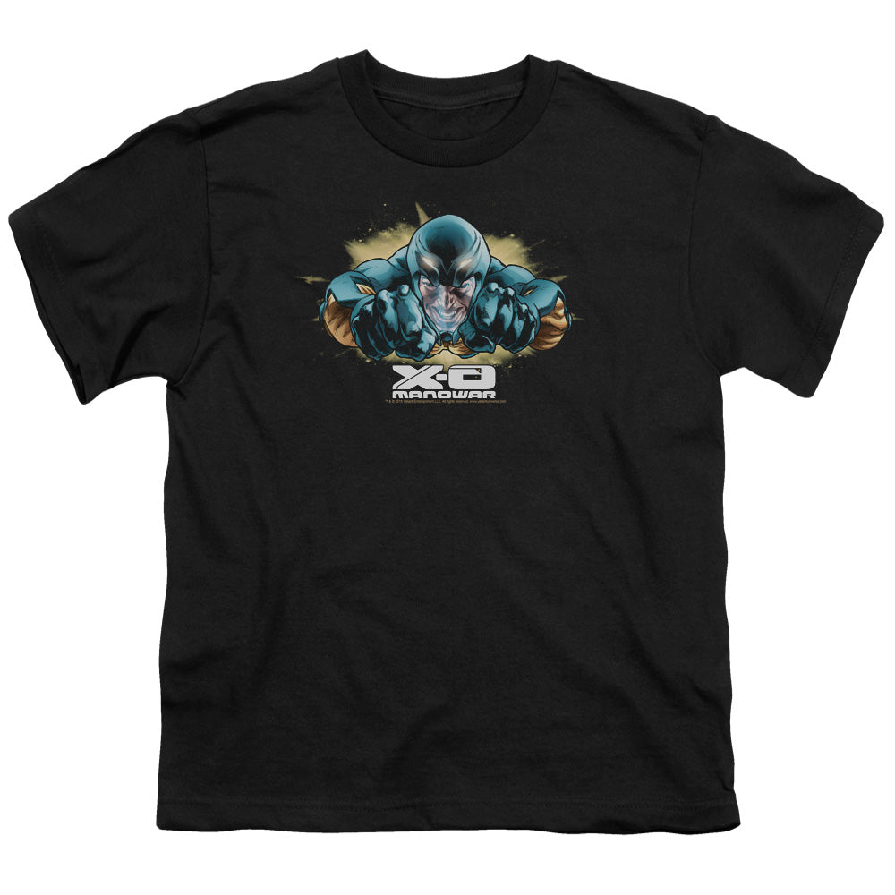 Xo Manowar Xo Fly Kids Youth T Shirt Black