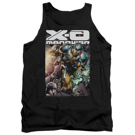 Xo Manowar Pit Mens Tank Top Shirt Black