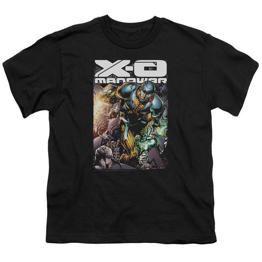 Xo Manowar Pit Kids Youth T Shirt Black