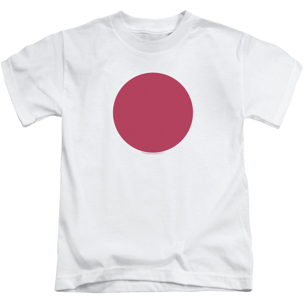 Bloodshot Spot Juvenile Kids Youth T Shirt White