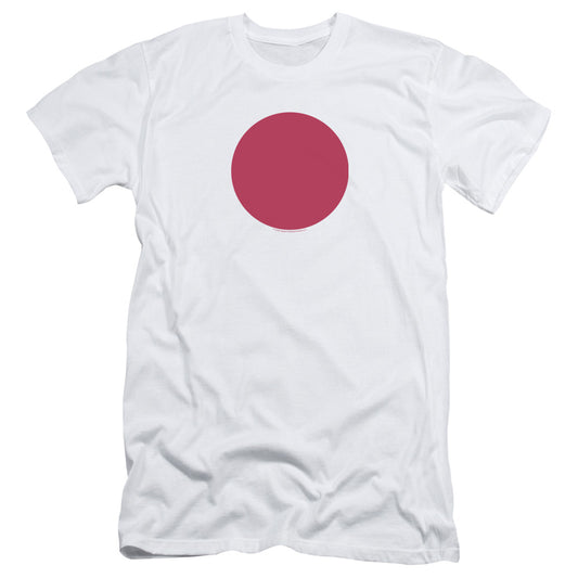 Bloodshot Spot Slim Fit Mens T Shirt White