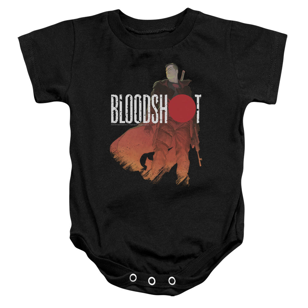 Bloodshot Taking Aim Infant Baby Snapsuit Black