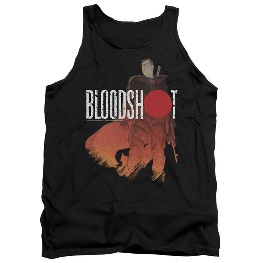 Bloodshot Taking Aim Mens Tank Top Shirt Black