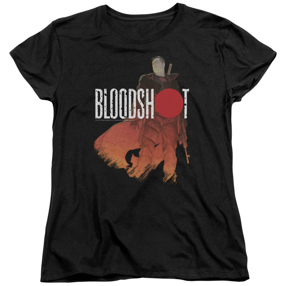 Bloodshot Taking Aim Womens T Shirt Black